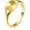 Gold, variant on 14K Gold Plated High Polished Stainless Steel Stackable Wedding Rings for Women Ins Jewelry Gift