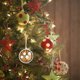 thumbnail image 4 of Gibobby One's 2022 Tag Pendant Christmas Family Wood Tree Gift Loved Pendant DIY Disc Pendant Member Decoration & Hangs(Brown), 4 of 5