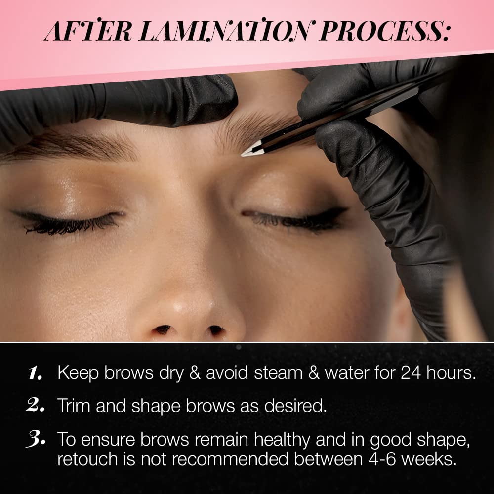 Ardell Brow Lamination Kit, Waterproof Brow Lamination Set with Perming, Setting Solutions, and Nourishing Oil