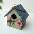thumbnail image 3 of Casas de para Pájaros para Colgar Exterior, Jardín, Patio, Casas Decorativas para Pájaros, Casa de Pájaros Pintada para Exteriores Verde DYNWAVEMX casas de aves, 3 of 6