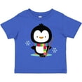 thumbnail image 3 of Inktastic Hockey Christmas Penguin Boys or Girls Toddler T-Shirt, 3 of 5