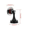 thumbnail image 4 of Magnetic Door Stopper, Heavy Duty Stainless Steel Door Stop Holder Come with 3M Double-Sided Adhesive Tape & Hardware Screws,Install with Adhesive Tape Or Screws On Floor Wall (Black), 4 of 13