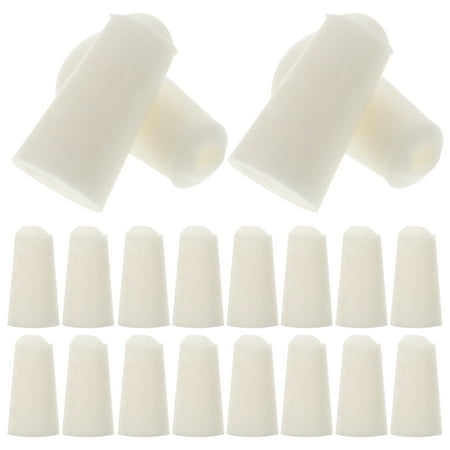 

20pcs Silicone Stoppers Test Tube Sealing Plugs Flask Stoppers Conical Bottle Stopper