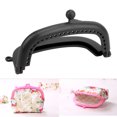 thumbnail image 1 of Purse Frame Candy Color Holes Handle Accessories Curved Resin Mouth Gold Double Team Clip, 1 of 8