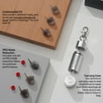 thumbnail image 4 of EARPEACE Moto PRO - Bouchons d'Oreilles pour Moto - Bouchons d'Oreilles Réutilisables pour la Protection contre le Vent et le Bruit avec Filtre Haute Fidélité - Réduction du Bruit jusqu'à 24 dB - Accessoires pour Moto, 4 of 6