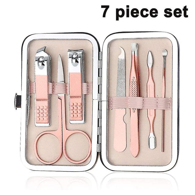 Ensemble de Manucure Coupe-Ongles en Acier Inoxydable Outils de Soin de Pédicure