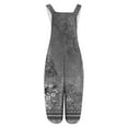 thumbnail image 4 of WILLBEST Jeans pour Femmes Combinaison d'Été Décontractée Sans Manches Imprimée Confortable avec Poches, 4 of 4