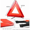 thumbnail image 2 of Triangle Réfléchissant d'Urgence pour Voiture Rouge, 2 of 5