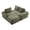 Green, variant on Anpport 104" Boneless Cloud Modular Sectional Couch, Corduroy Sofa with Cup Holders, Side Pockets, Deep Seat, No Assembly Required for Living Room, Gray (L‑Shaped, Left Facing Chaise)