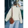 thumbnail image 1 of ABPHQTO Chaqueta interior acolchada caqui con cuello alzado para mujer, 1 of 5