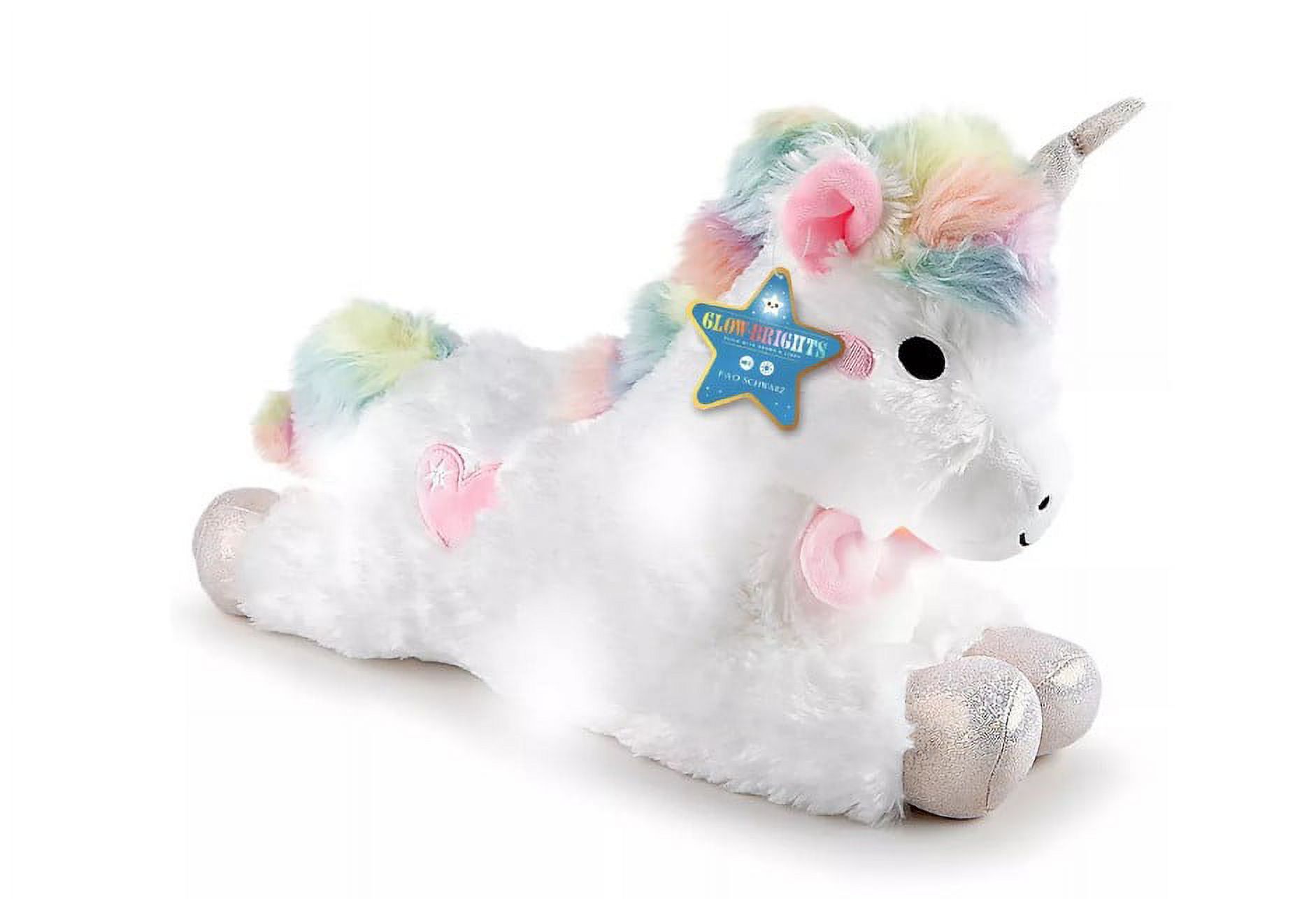 Chaussons Licorne Lumineux Pour Filles - Peluche Douce, Lumière Colorée Aux Pas, Taille UK 1-3 / EU 33-36, Piles Incluses
