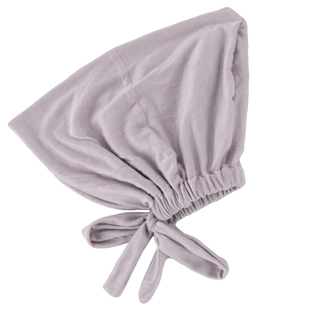 MORESEC Women's Solid Color Elastic Tether Forehead Beanie, Pierced Hole Design for Earrings, Ethnic Small Bottoming Hat with LED Lights, Stretchy and Comfortable, Unique Night Out Accessory