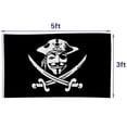 thumbnail image 4 of mokarier Anonymous Pirate Flag Banner Outdoor Indoor Decoration Flag 3x5Feet Double Stitched Polyester with Brass Grommets, 4 of 6