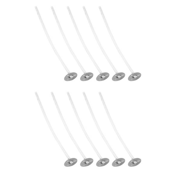 Candle Wicks, Bulk Candle Wicks Cuttable Smoke Free 50Pcs For Soy Candles 8cm / 3.1in