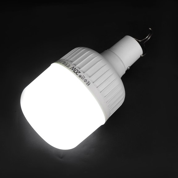 OUNONA  Rechargeable Light Bulb Charging LED Camping Lamp Bulbs for Lantern White