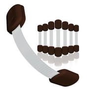 Skyla Homes Child Lock- Adjustable, Adhesive, Child Lock I Child Safety Lock I Brown I 8 Pack