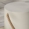 thumbnail image 3 of Isera Indoor - Outdoor Patio Rope Concrete Side Table Stool in Light Gray, 3 of 9