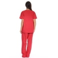thumbnail image 3 of Conjunto médico rojo para mujer Just Love - Extra pequeño Rojo X-Small, 3 of 3