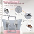 thumbnail image 4 of HomePerch 20-Inch Carry On Luggage Set, 3-Piece Lightweight ABS Hardshell Suitcase with Spinner Wheels & TSA Lock, Expandable Weekender Travel Set for Business & Short Trips, 4 of 8