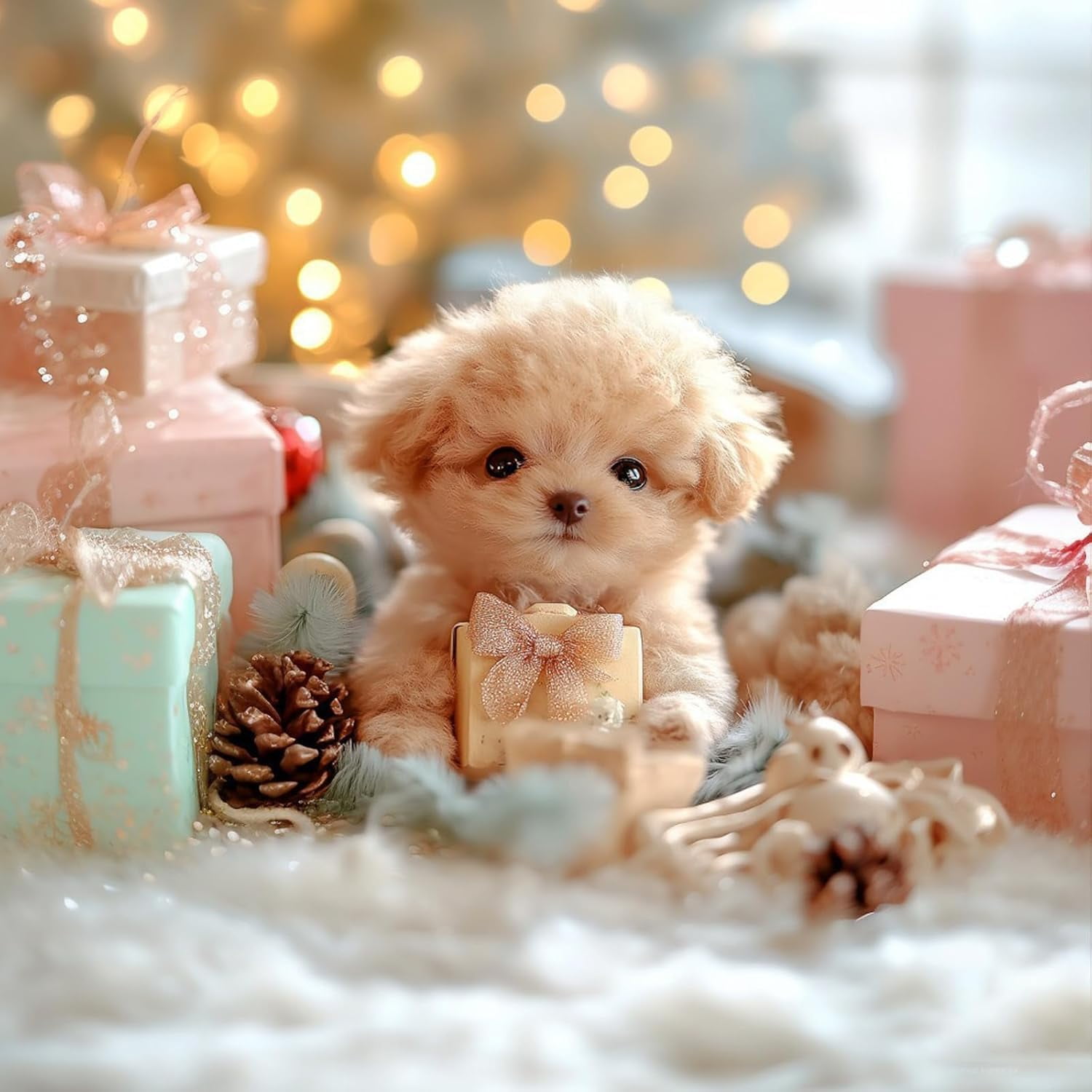 2026 Upgrade Hopping Dog Realistic Robot Puppy, Interactive Plush Robot Dog, Simulation Puppies Animal Toy, Walks, Barks, Wags Like a Real Puppy, Gifts for Pet Lovers (A)