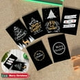 thumbnail image 1 of Agiferg 6PC Christmas Thank You Card DIY Creative Blessing Gift Message Card Universal Card, 1 of 8