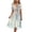 Light Blue, variant on Spring Summer Chiffon Midi Dresses for Women 2026 Elegant Classy Wedding Guest Floral Formal Cocktail Prom Dress
