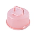 thumbnail image 1 of Caja Plástica de torta Sunnimix Portador de la torta Redonda 8 pulgadas rosa, 1 of 8