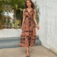 thumbnail image 6 of Traeger BBQ Smoker Butcher Pattern Sleeveless Dress dresses for womens Women's summer dress, 6 of 7