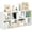 Classic White, variant on 6 Cube Storage Organizer Shelf, Open Cube Bookshelf, Reversible Bookcase, Modern Sturdy Storage for Living Room, Bedroom, Entryway, Home Office, Black