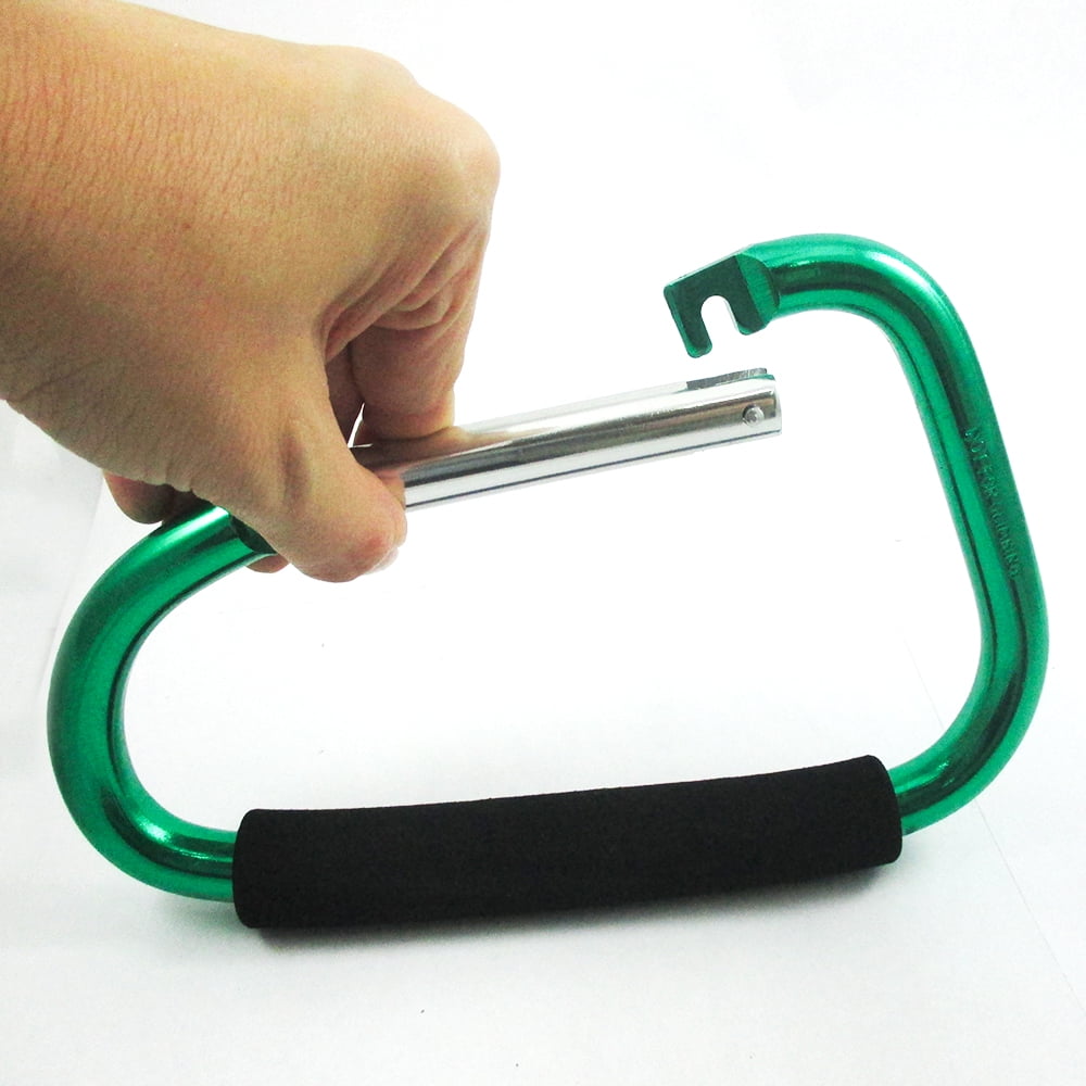 etc.. 1 ea 12 mm x 4-5/8"  JUMBO Aluminum Carabiner Snap Link Hooks for Fitness 