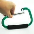 Jumbo 8" Carabiner Hook Max Force Extra Large Spring Snap Hook Cushion