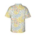 thumbnail image 3 of Daiia Boho Hawaiian Shirt for Men Gentle Cotton Regular Short Sleeve Casual-Small, 3 of 9