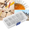 thumbnail image 1 of 450pcs M2.5 Flat Head Aluminum Rivets Long Lasting Rivet Set Easy Installation Hardware Tool Kit for DIY Enthusiasts, 1 of 7
