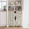 thumbnail image 6 of Spring Flowers Kitchen Curtains 54 Inch Length, Yellow Pink Floral Leaves Vintage Country Plants Tiers Curtains for Bathroom Bedroom Cafe, Light Filtering Window Treatment Drapes 2 Panels 42"Wx54"L, 6 of 8