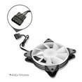 12cm Ring LED Glow Quiet Fan For Desktop PC Stylish & Efficient Airflow