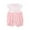 Pink, variant on ZACPNCV Baby Girls Ruffled Sleeve Rompers Toddler Girls Jumpsuits One-Piece Cotton Outfits Pink 3-6 Months