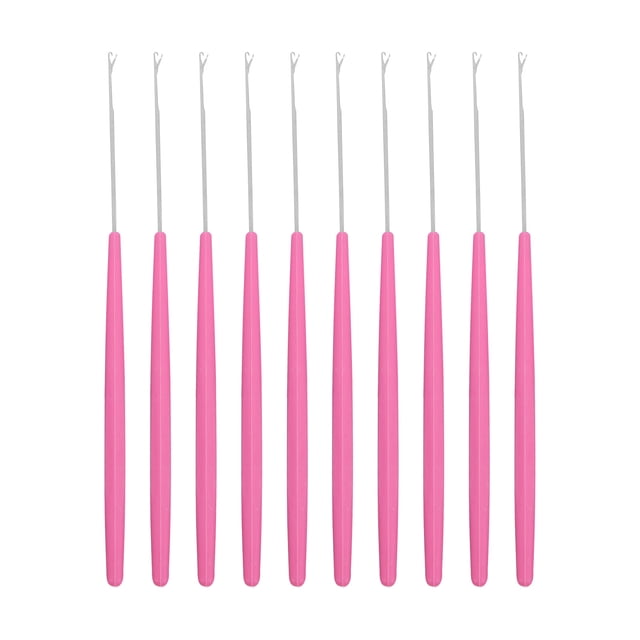 Miangastore Crochet Hook Needles for Crocheting Pink 20Pcs 6.3x0.4x0.4In