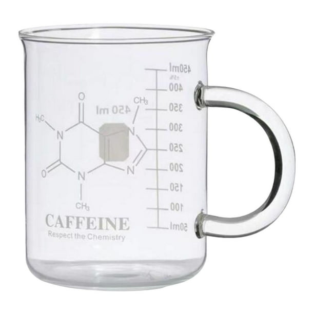 Jarra de Taza Medidora de Vidrio de 450ml con Taza de Leche , Jarra , Vasos de para Restaurante en Casa