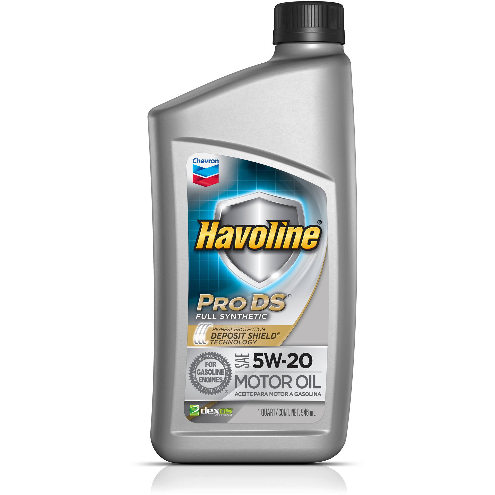 Chevron Havoline ProDS Synthetic Motor Oil 5W20, 1 qt  Walmart.com