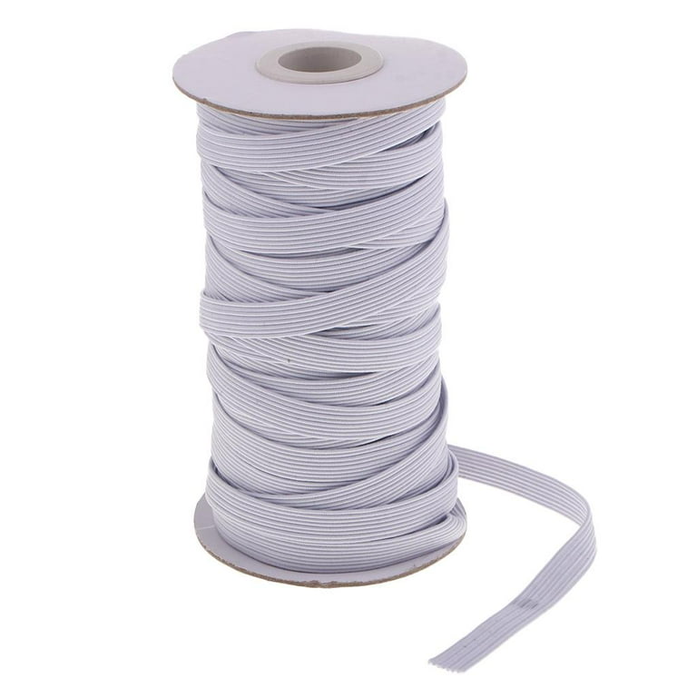 2 Rolls Of 8mm Wide Elastic Stretch Cord Rubber Bands for