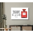 thumbnail image 2 of wall26 Canvas Print Wall Art Motivational Message Red French Perfume Bottle Fashion Typography Illustrations Realism Chic Scenic Relax/Calm Multicolor for Living Room, Bedroom, Office - 16"x24&q, 2 of 5