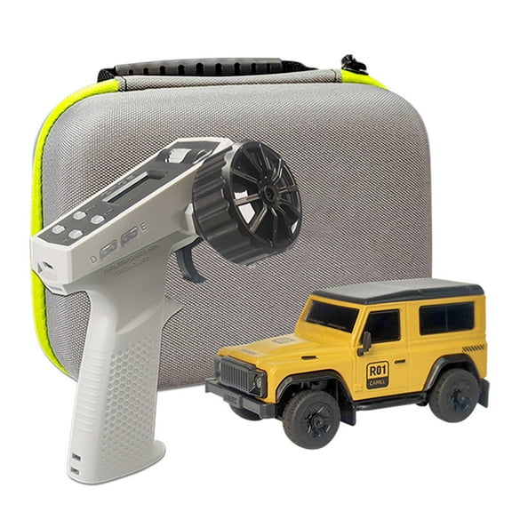 1/64 Scale Mini RC Crawler Truck, 2.4G Electric Climbing Car with LED Lights, RTR Hobby Grade Remote Control Vehicle for Adults and Enthusiasts