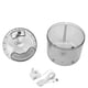 thumbnail image 2 of Fuente de agua para mascotas, dispensador de agua potable silencioso automático para gatos de 61oz/1,8l con 2 modos de trabajo, enchufe estadounidense de 100-240V, 2 of 14