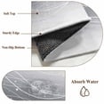 thumbnail image 6 of White Gray Ombre Area Rugs 3'x5', Washable Small Throw Rugs for Living Room Bedroom, Modern Abstract Striped Polka Dots Indoor Outdoor Rug Non-Slip Low Pile Carpet Runner Reversible Floor Mats, 6 of 8