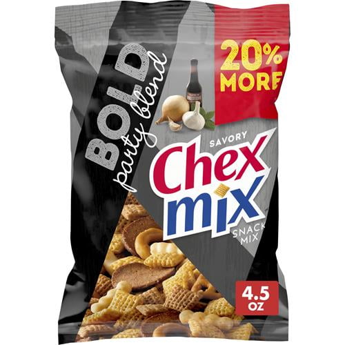 Chex Mix Savory Bold Party Blend Snack Mix, 4.5 Oz