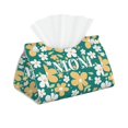 thumbnail image 2 of Lsque Happy Mother's Day1 Printed Long Tissue Box Cover Holder, Facial Paper Organizer Dispenser,Triangle with Bottom Belt, PVC Leather Decorative Organizer, 2 of 9