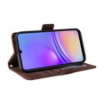thumbnail image 6 of ELEHOLD For Samsung Galaxy A05 Leather Wallet Phone Case, Embossed Diamond Folio Flip Cover, Card Holder Cash Slot, Stand Support, Wrist Strap Lanyard -Coffee, 6 of 10