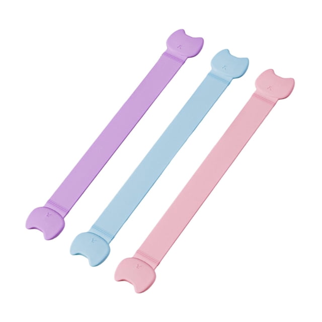 Banda elástica de silicona para hombros de 3 piezas para hacer ejercicio cabeza de gato