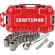 thumbnail image 1 of Juego de herramientas mecánicas Craftsman 1/4 Drive SAE/Metric, 24 piezas, 1 of 8