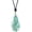 Green, variant on Men's Agate Simple Dainty Cute Goldfish Koi Carp Fish Gemstone Lucky Amulet Pendant Necklace a Fish Leaping Over The Dragon Gate